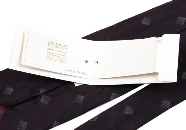 ARMANI COLLEZIONI Square Jacquard Silk Tie K-161287_006