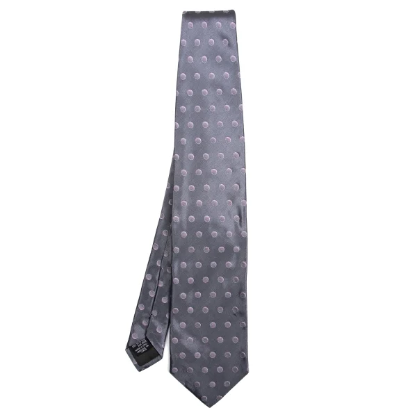 ARMANI COLLEZIONI Dot Jacquard Silk Tie Purple Free K-161288_001