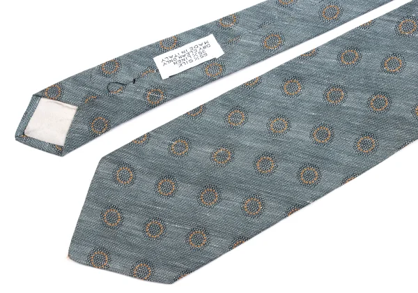 ARMANI COLLEZIONI Silk Linen Dot Jacquard Tie K-161289_003