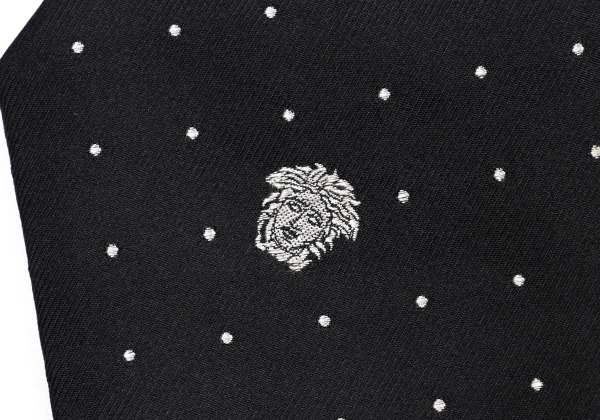 GIANNI VERSACE Pin Dot Medusa Jacquard Silk Tie K-161291_004