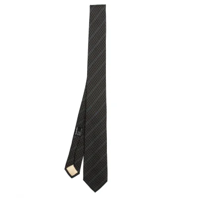 GIANNI VERSACE Houndstooth Silk Tie