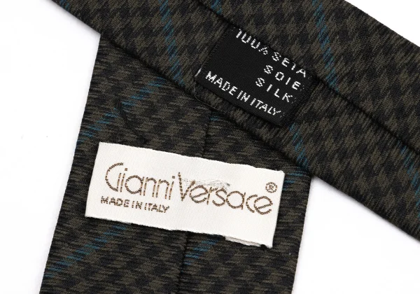 GIANNI VERSACE Houndstooth Silk Tie K-161292_006