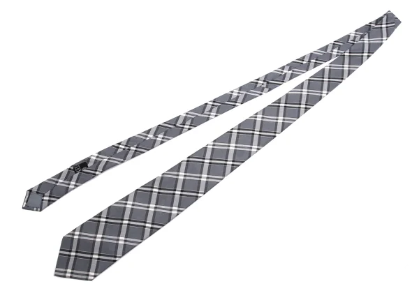GIANNI VERSACE Check Jacquard Silk Tie K-161293_002