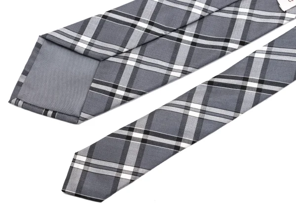 GIANNI VERSACE Check Jacquard Silk Tie K-161293_004