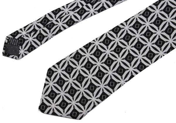 GIANNI VERSACE Graphic Glitter Jacquard Silk Tie K-161294_003