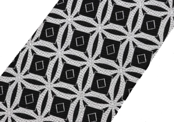 GIANNI VERSACE Graphic Glitter Jacquard Silk Tie K-161294_004