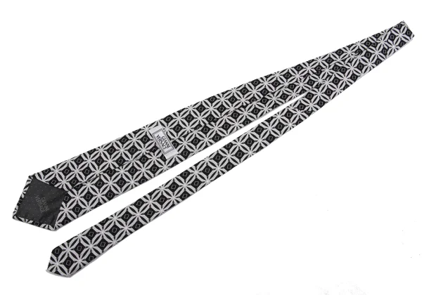 GIANNI VERSACE Graphic Glitter Jacquard Silk Tie K-161294_005