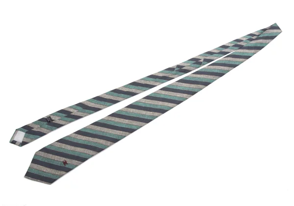 CELINE Linen Silk Regimental Tie K-161296_002