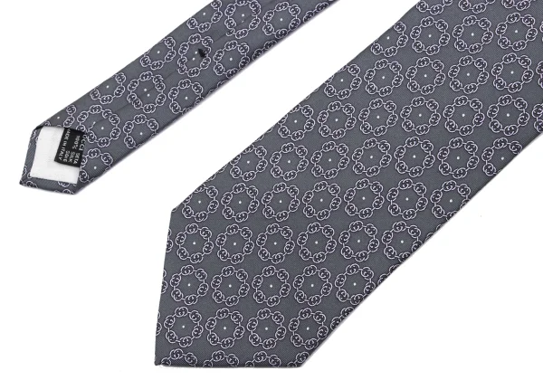 GUCCI GG Circle Printed Silk Tie K-161300_003