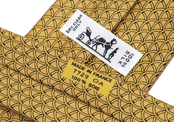 HERMES Printed Silk Tie K-161302_007