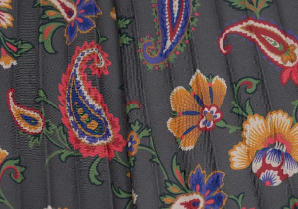 JUNYA WATANABE COMME des GARCONS Back Pleats Paisley Print Switching Top K-161313_012