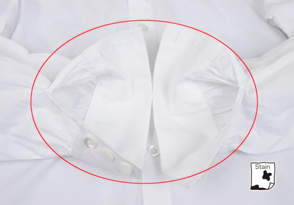 tricot COMME des GARCONS Ribbon Tie Cotton Blouse K-161317_011