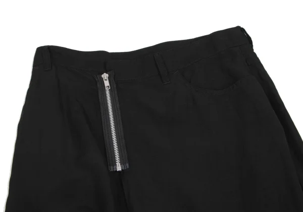 tricot COMME des GARCONS Rayon Linen Switching Zip Skirt K-161318_003