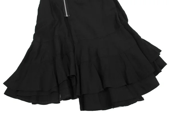 tricot COMME des GARCONS Rayon Linen Switching Zip Skirt K-161318_007