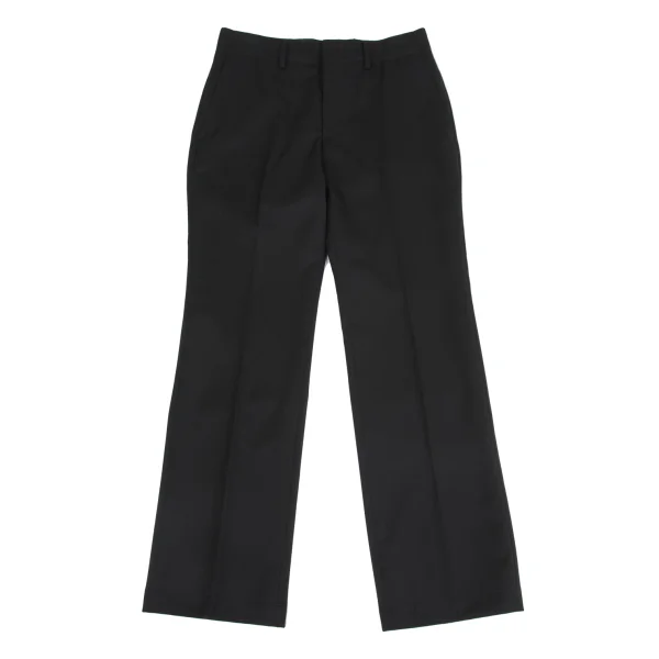 tricot COMME des GARCONS Wool Gaba Center-pleated Pants Black M K-161319_001
