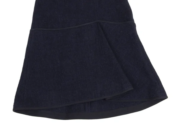 PLAIN PEOPLE Wool Linen Piping Skirt K-161323_004