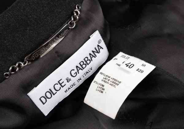DOLCE&GABBANA Wool Tailored Jacket K-161325_016