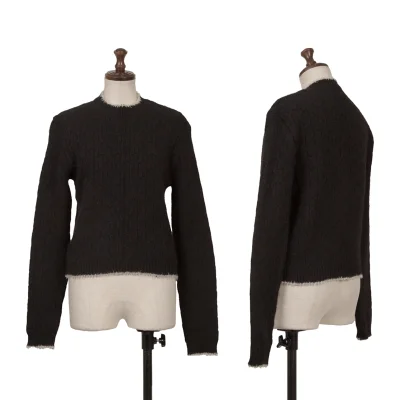 ARMANI JEANS Angola Blend Wool Knit Sweater