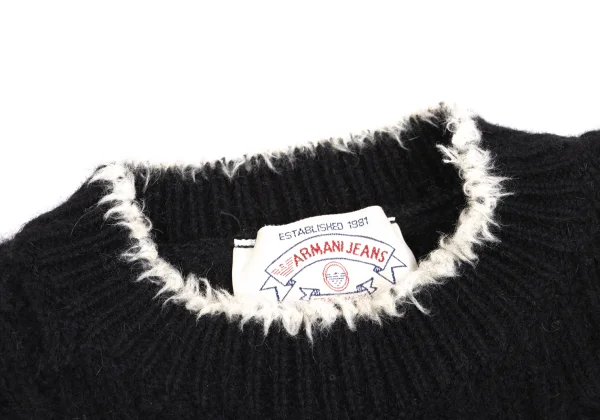 ARMANI JEANS Angola Blend Wool Knit Sweater K-161327_004