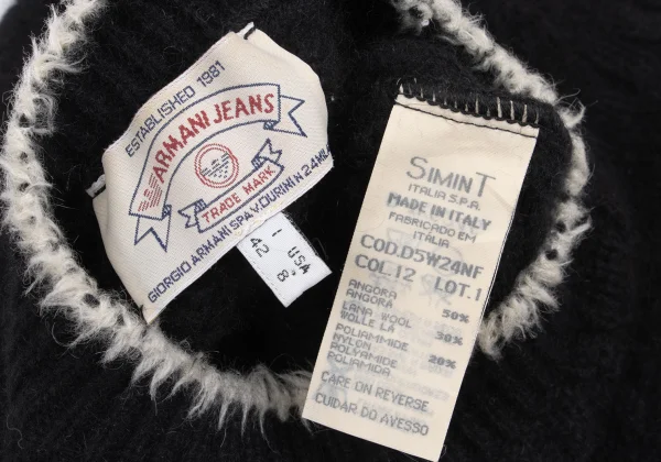 ARMANI JEANS Angola Blend Wool Knit Sweater K-161327_013