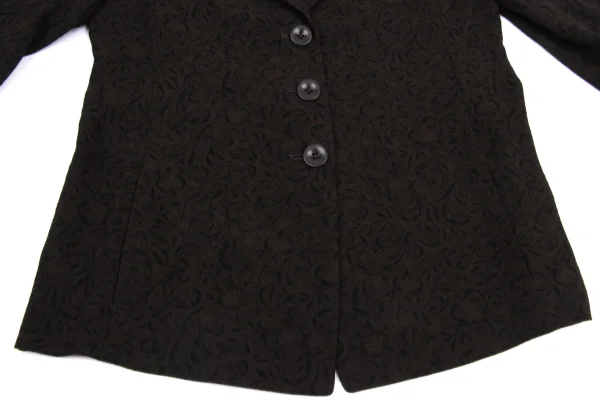 HIROKO KOSHINO pret a porter Botanical Jacquard Lapel Design Jacket K-161328_008