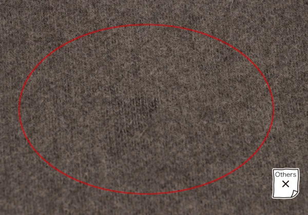 HIROKO KOSHINO TRUNK Wool Blend Rib Switching Hem Slit Tunic K-161329_013