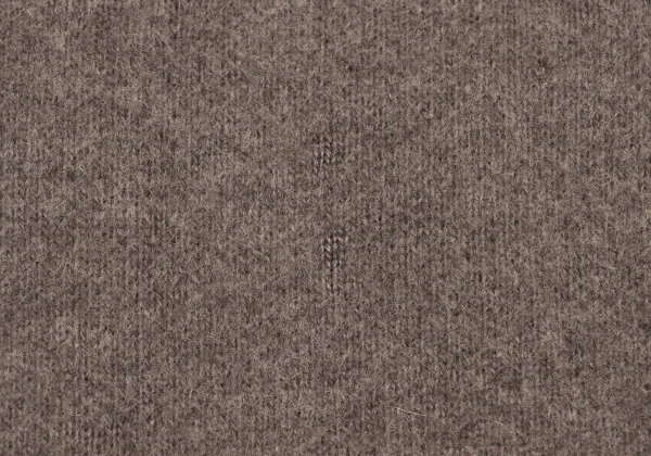 HIROKO KOSHINO TRUNK Wool Blend Rib Switching Hem Slit Tunic K-161329_014