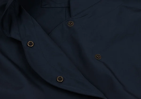HIROKO KOSHINO TRUNK Poly Stand Collar Snap Coat K-161330_005