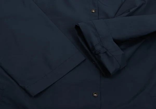 HIROKO KOSHINO TRUNK Poly Stand Collar Snap Coat K-161330_007