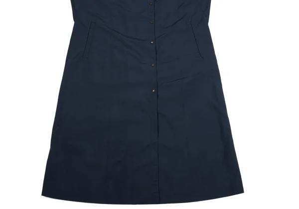 HIROKO KOSHINO TRUNK Poly Stand Collar Snap Coat K-161330_008