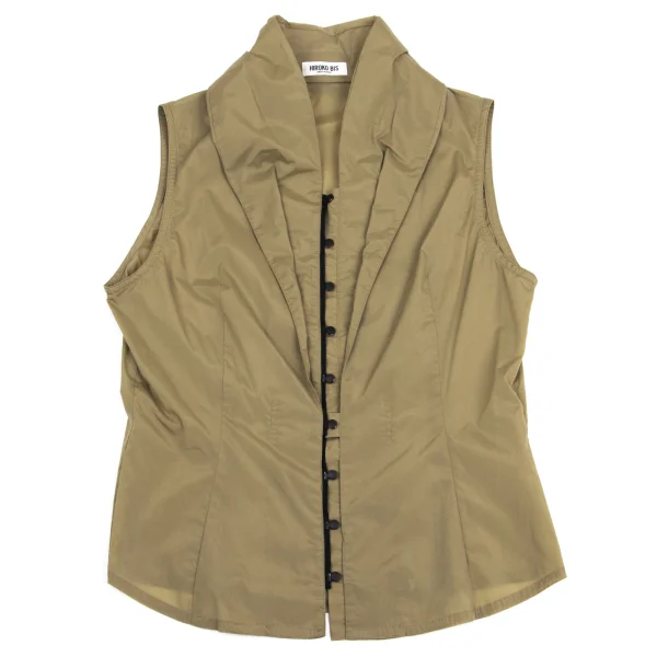 HIROKO BIS Nylon Stretch Snap Vest K-161331_002