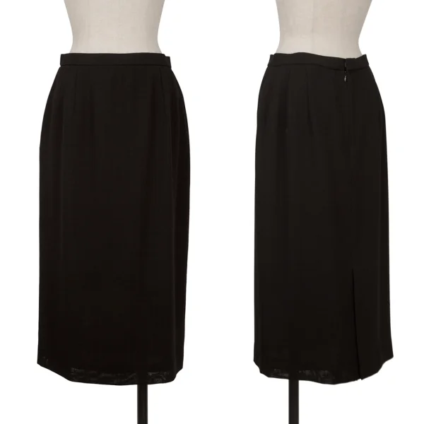 YUKI TORII Poly Checked Woven Skirt Black 13 K-161333_001