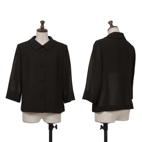 YUKI TORII Poly Checked Woven Jacket & Skirt K-161334_002