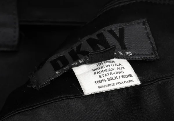 DKNY ESSENTIALS Silk Satin Double Belted Coat K-161335_018