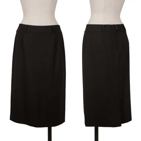 DKNY Wool Blend Skirt Black 4 K-161336_001