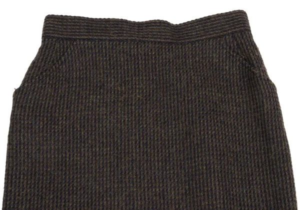 KARL LAGERFELD Wool Blend Tweed Skirt K-161337_003