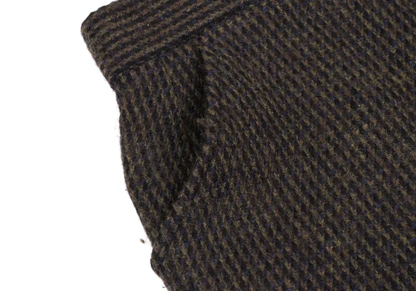 KARL LAGERFELD Wool Blend Tweed Skirt K-161337_004