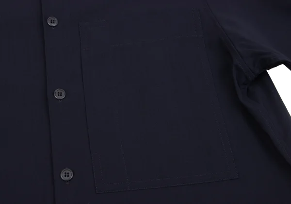 Y's Pocket Design Sheer Wool Shirt K-161339_007