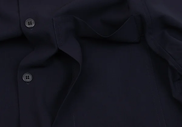 Y's Pocket Design Sheer Wool Shirt K-161339_008