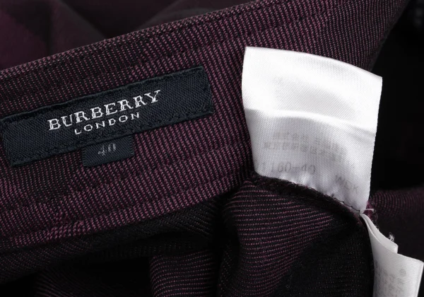 BURBERRY LONDON Checked Jacquard Cotton Wool Wrap Skirt K-161340_015
