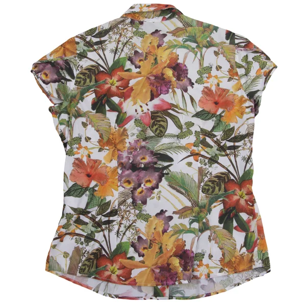 NARACAMICIE Botanical Printed French Sleeve Blouse K-161341_011