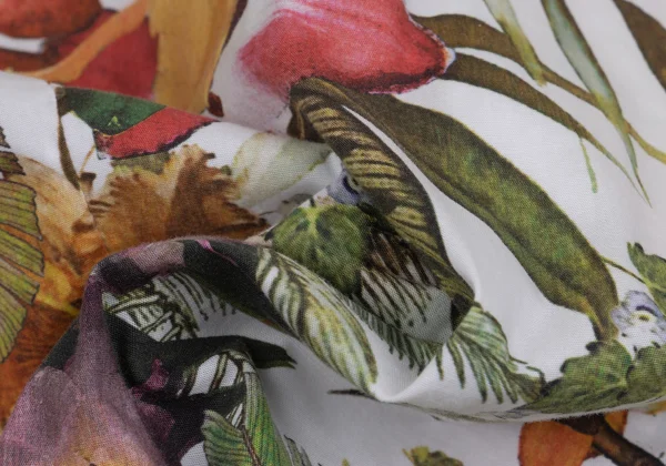 NARACAMICIE Botanical Printed French Sleeve Blouse K-161341_013