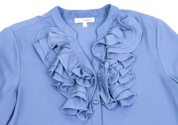 NARACAMICIE Poly Chiffon Frill Blouse K-161345_003