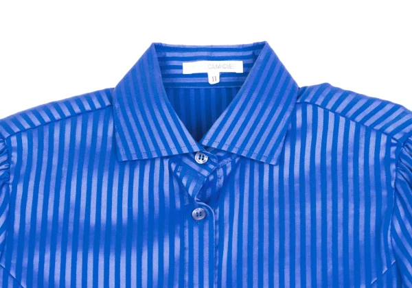 NARACAMICIE Striped Weave Stretch Blouse K-161346_003