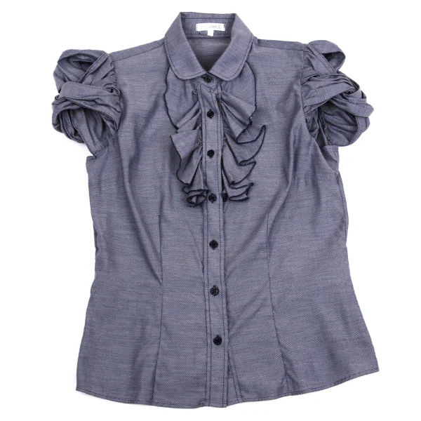 NARACAMICIE Cotton Frill Blouse K-161348_002