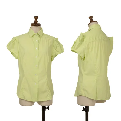 NARACAMICIE Striped Puff Sleeve Blouse