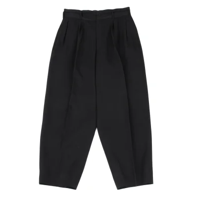 Yohji Yamamoto POUR HOMME Tucked Waist Wool Pants