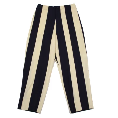 Yohji Yamamoto POUR HOMME Stripe Switching Wool Gaba Pants