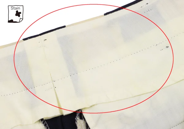 Yohji Yamamoto POUR HOMME Stripe Switching Wool Gaba Pants K-161355_009