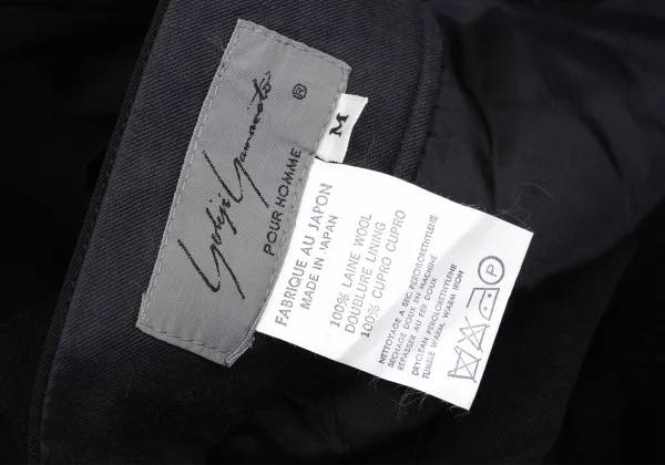 Yohji Yamamoto POUR HOMME Pocket Design Wool Gaba Pants K-161356_017